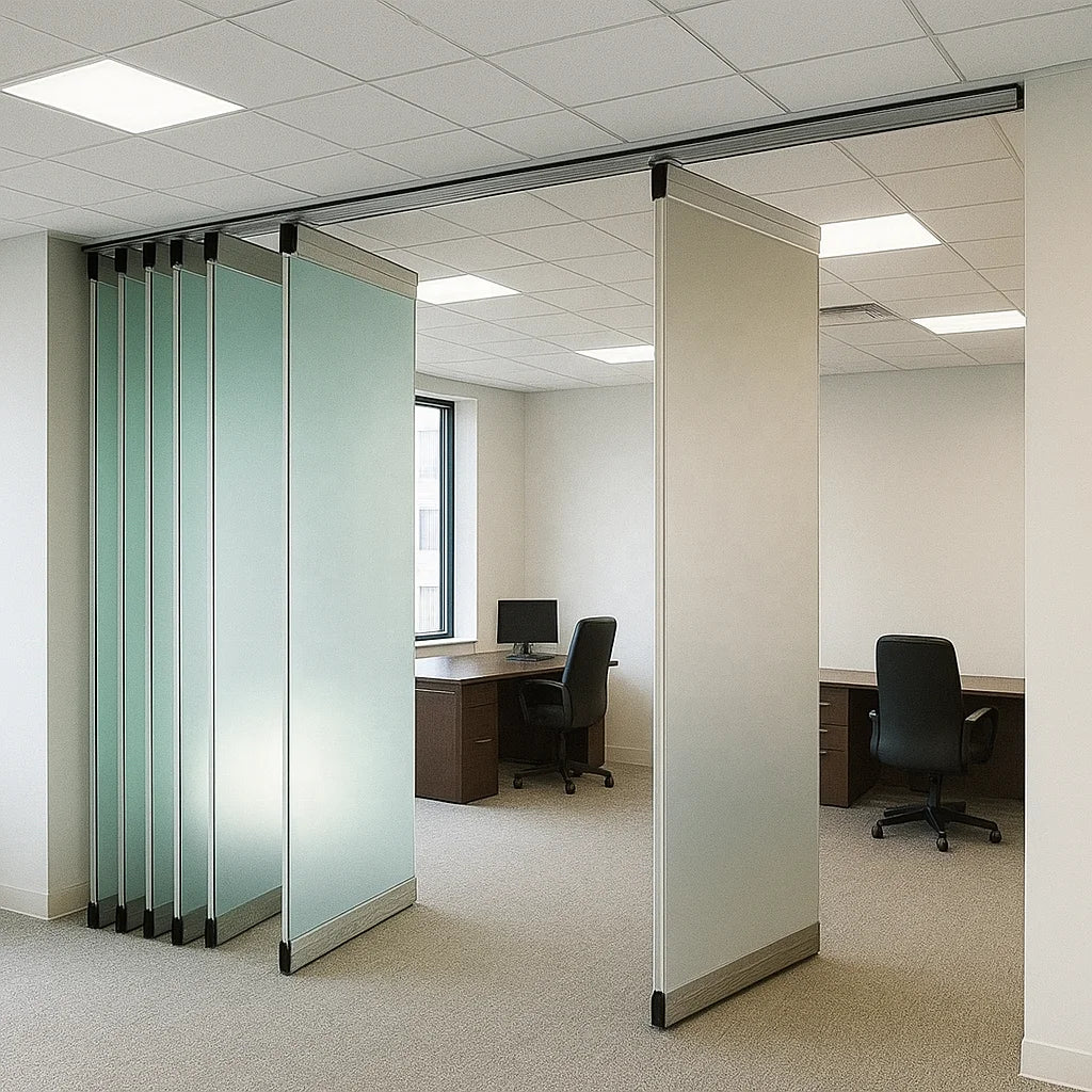 Aluminium Tempered Modular Office Frame Wall Glass Dividers Office Glass Partition Wall