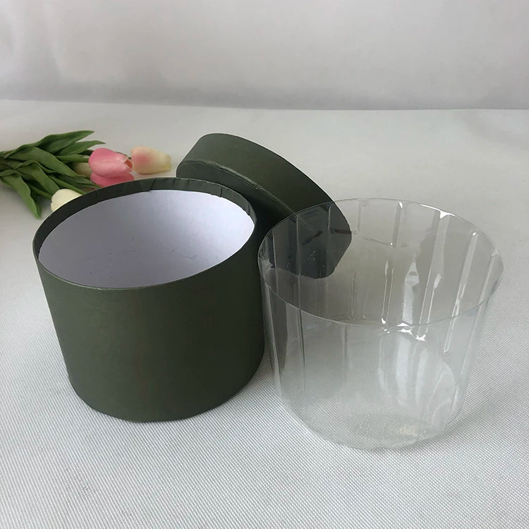 Eco-Friendly Decorative Cardboard Paper Box Flower Boxes Round with Lids for Presents Gift Boxes