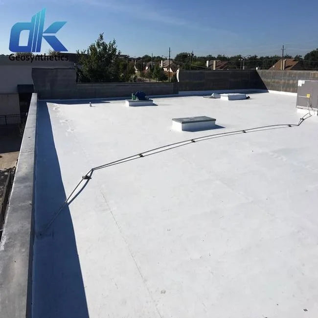 Reinforced TPO EPDM Waterproof Roofing Membrane for Concrete Flat Roof 60mil 80mil TPO Waterproof Membrane