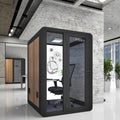Wholesale Modern Indoor/Outdoor Office Pods Soundproof Conference Booths for Office Building/Warehouse Use Steel Frame Modular