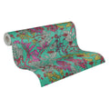 Made in Germany - Luxury Wallpaper rolls Floral Green Purple Grey Red Non Woven Contract Wallpaper for Hotel - 1005 x 053 m