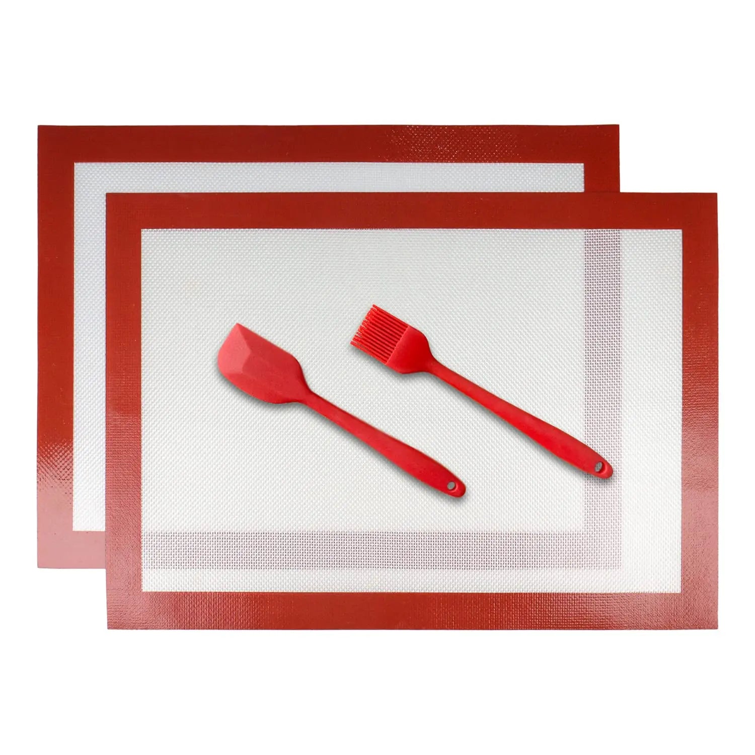 Reusable Baking Mat Non-Stick Food Safe Silicone Mats for Baking Oven Baking Sheet for Making Cookies Macaroons Bread