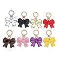 2025 High-end Korean Version of the Ins Heart Keychain Pendant Personalized Large Bow Car Keychain Female Bag Hanging Ornament