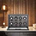 Luxury Watch Winder Case 8 Slots Leather Automatic Watch Box Safe Storage Watch Winder for Automatic MegaBDM