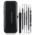 6-Piece Acne Removal Kit Blackhead & Whitehead Comedones Extractor for Face Blemish Popping Tool