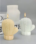 Homemade craft silicone molds for aromatherapy candles Christmas plush gloves plaster ornaments epoxy jewelry and glue crafts