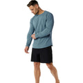 Men's Premium Quality 100% Cotton T Shirt Solid Color Basic Regular Fit Full Sleeve Customized Tees with Blank Design