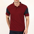 Sportswear Summer Short Sleeved Anti-Pilling Men Polo Shirt / Solid Color Causal Breathable Customized Polo Shirt OEM
