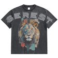 Blank Custom Sun Faded Vintage Oversized Design Man T-shirt Digital Printed 280gsm Heavyweight Cotton Distressed T-shirt