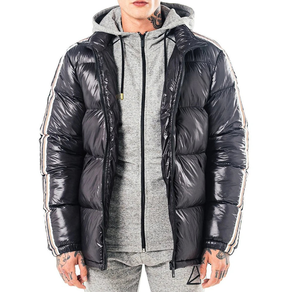 Professional Manufacturer's Top Trending Comfortable Plus Size Men's Waterproof Hooded Puffer Jacket 90% Filling Excellent
