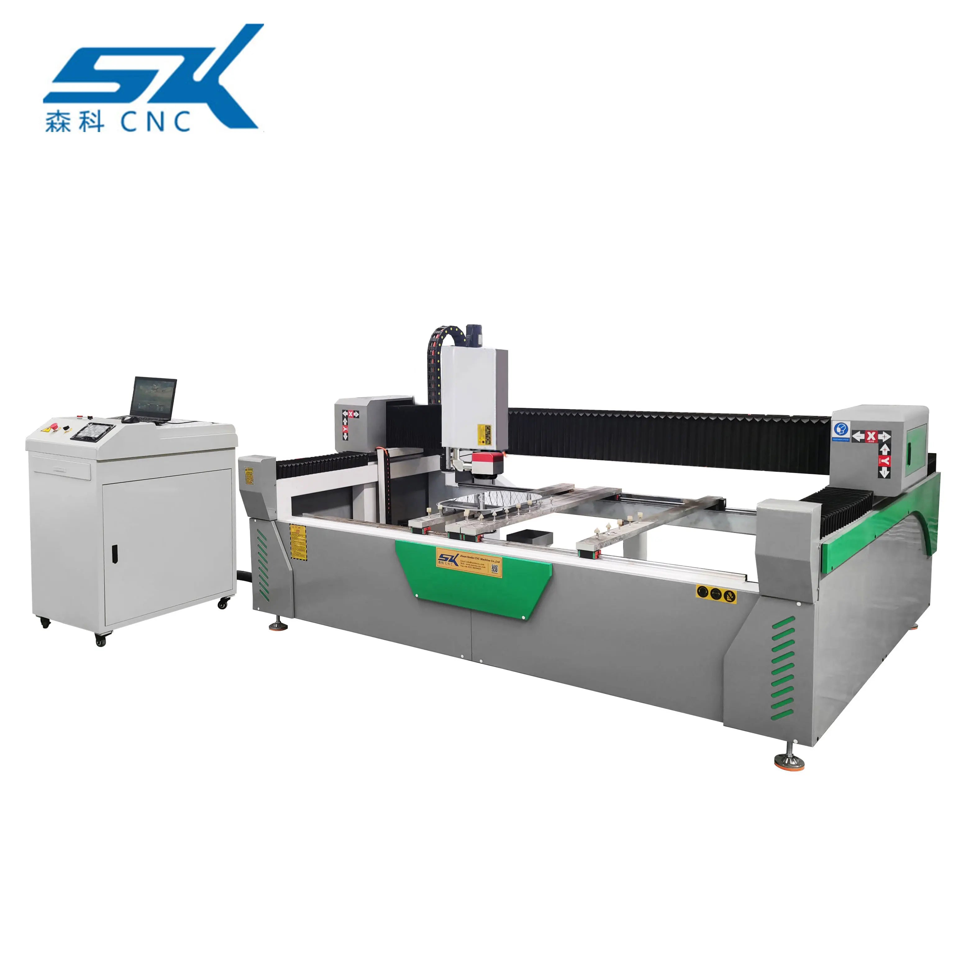 Industrial Automatic Vertical Glass Drilling Engraving Mirror  Frosting Etching Sandblasting Machine