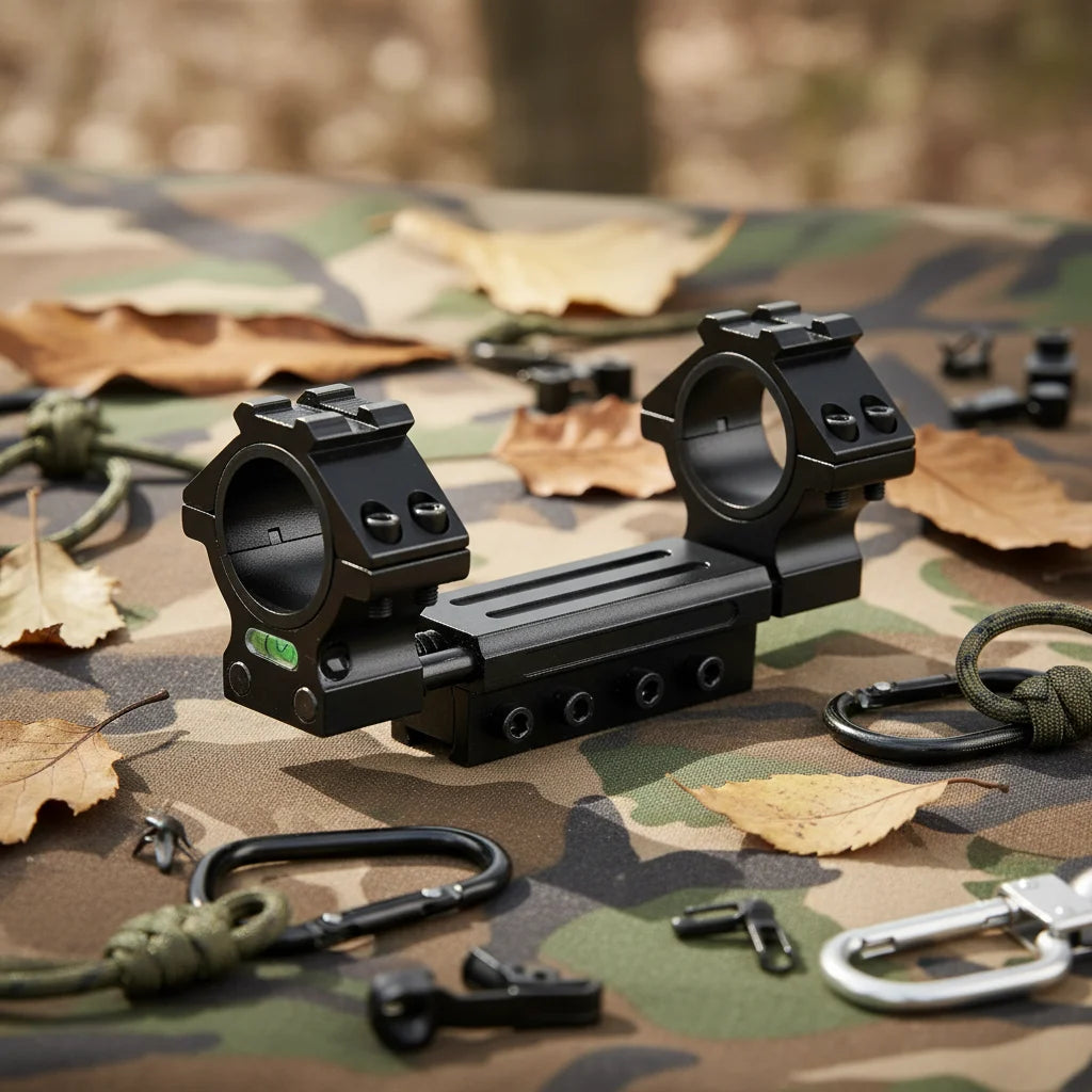 High Quality 30mm/25.4mm Zero Recoil Scope Mount Bubble Level Aluminum Alloy Waterproof Shockproof Eco-Friendly Lightweight