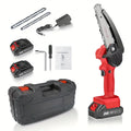 Mini Electric Chainsaw 6-Inch DIY Cordless Portable Handheld Chain Saw for Wood Cutting Tree Trimming