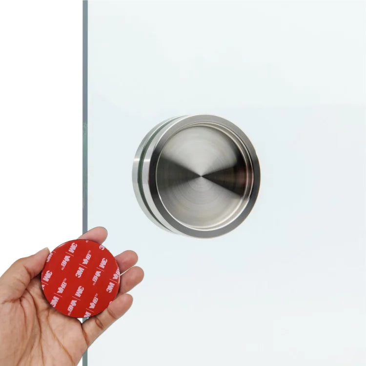 Easy Install Adhesive Handle Stainless Steel Round Door Handle for Glass Sliding Panel Handle Pergola Veranda