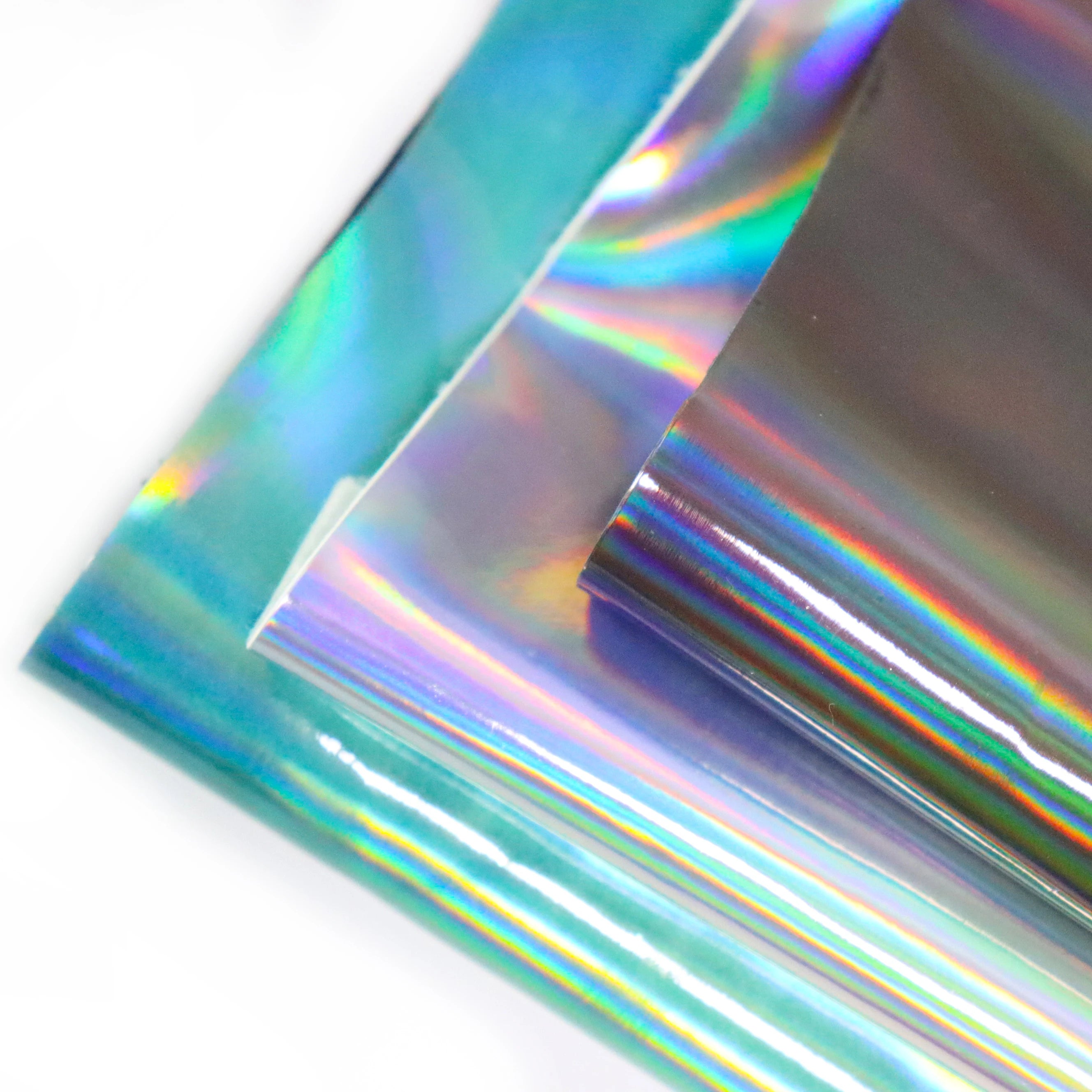 Custom Abrasion-resistant Waterproof Laser Mirror Synthetic Leather Pu Leather Fabric for Handbags