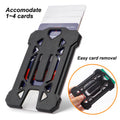 LOBEY ABS Clear Window Vertical Badge Holder RFID Blocking Credit Card Protector 3 No Closure Hard Plastic Case Office School