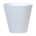 TUBUS 7L. flower pot dimensions (mm) 250x250x233 color White