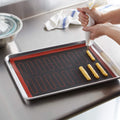 Silicone Non-Stick Eclair Baking Mat Reusable Easy to Clean NonStick Oven Liner Perforated Mesh Pad