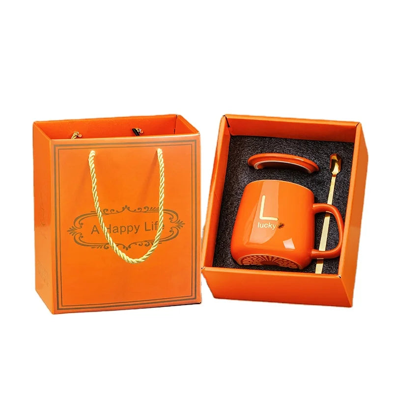 MU Hot Selling Gift Box Coffee Cup Birthday Wedding Business Gift Set Mug Coffee Cup Set Friend Gift Paper Boxes