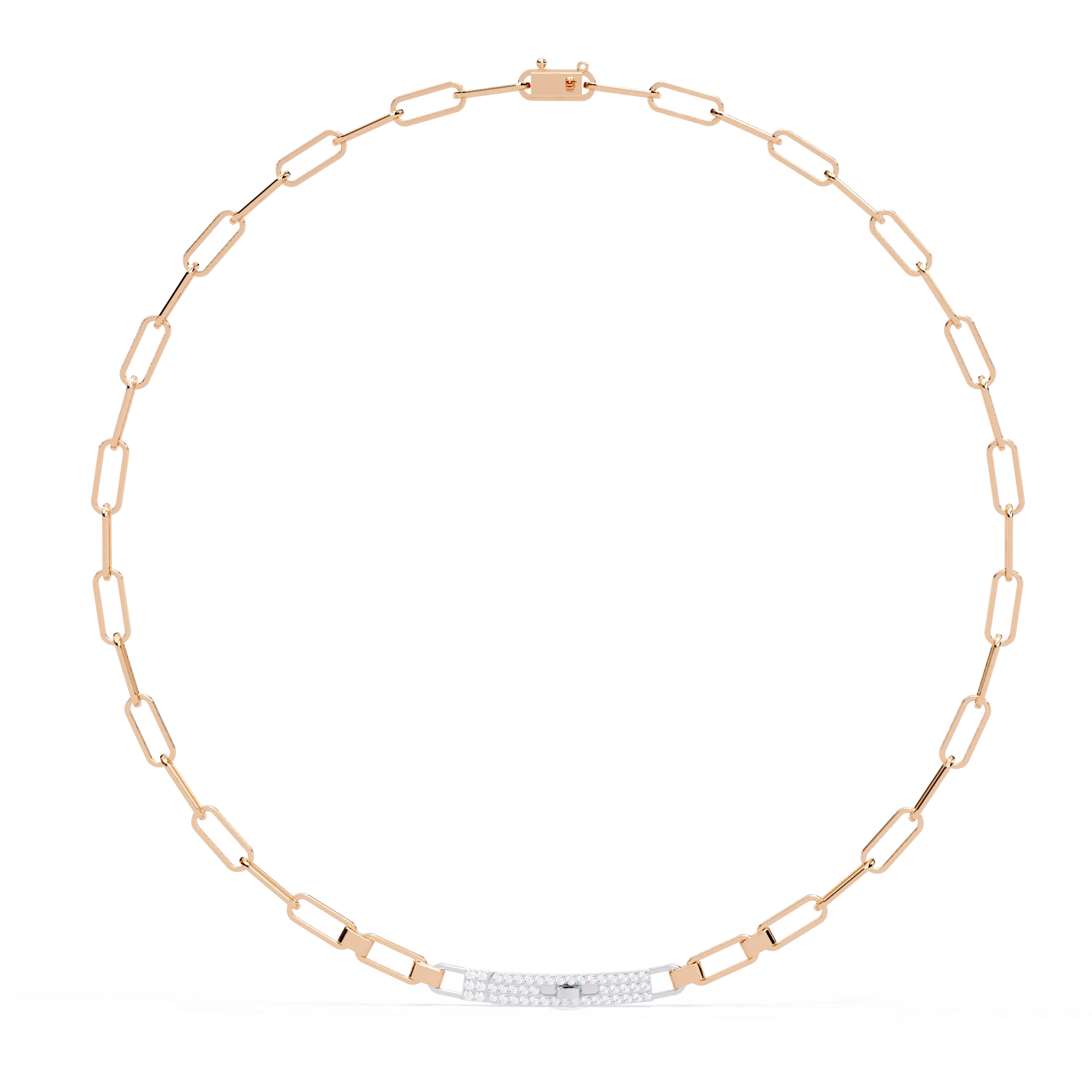 OMKAR JEWELS Women's Natural Diamond Necklaces 10k/14k/18k Solid Gold IGI Certified Luxury Jewelry Baguette Diamond Pendant