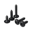 M2 M2.3 M2.5 M2.6 M3 M3.5 M4 M5 Black Wafer Head Self Tapping Screws Phillips Button Truss Head Screws
