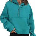 Customized Wholesale Cotton Breathable Terry Fabric Blank Sun Faded Washing Drop Shoulder Womens Hoodies Sweatshirts