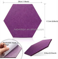 Premium PET Polyester Acoustic Wall Panels Size 20*17cm Self-Adhesive Colorful Sound Absorbing Felt Tiles Pin Board