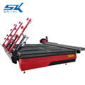 Automatic 3826 3-in-1 CNC PLC Motor Glass Cutting Machine with Rotate 360 Degrees for Circle Square Photovoltaic Mirror