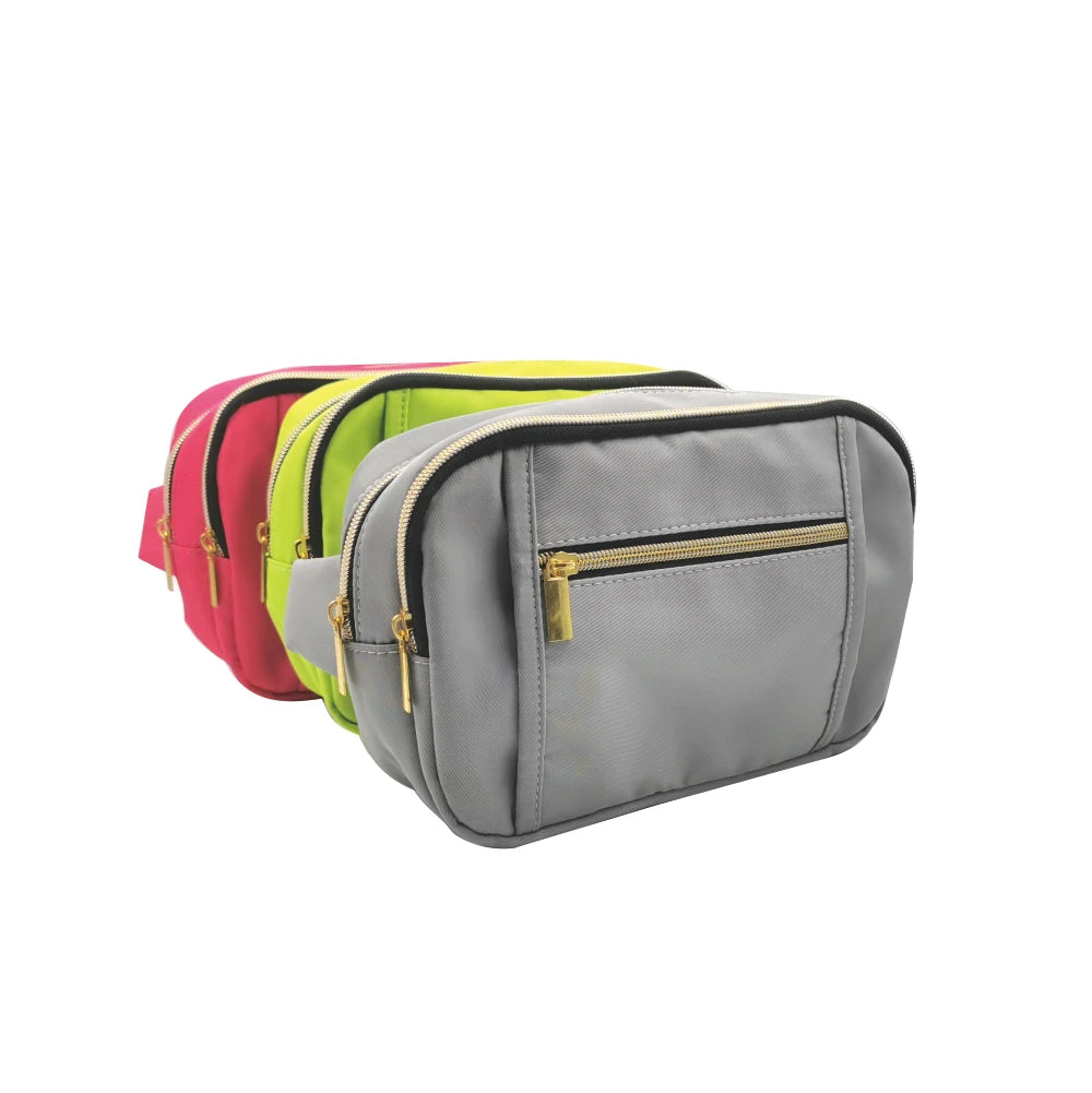 Waist Packs for Women Men Fashion Waist Pack Belt Bag with 5 Zipper Pockets Adjustable Belt Casual Hip Bum Bag for Travel Shop