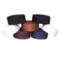 Men's Breathable Jamal Summer Kufi Hat Customized Logo OEM Polyester Cotton Traditional Muslim Clothing for Casual Prayer for