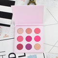 Matte Loose Pigment Eye Shadow Custom 9 Color Glitter Eyeshadow Palette