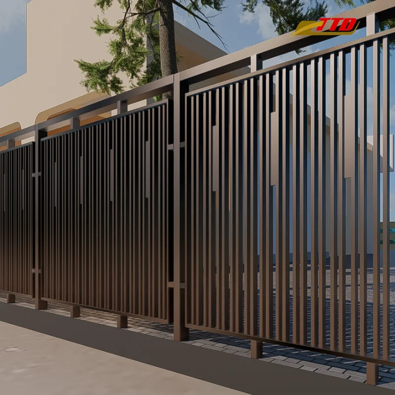 Custom Handcrafted Wrought Iron Fences Durable & Eco-Friendly 7ft Height Stylish with 3D Modeling for Elevating Outdoor Spaces