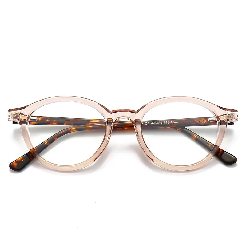 Small Round Frame Girl's Eyeglasses Fashion Eyewear Discount Code Black Eyewear