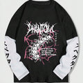 ODM&OEM Men's Fashion Long Sleeve Shirt Wholesale Screen Printed Fabric Stitching Style Shirt Customization