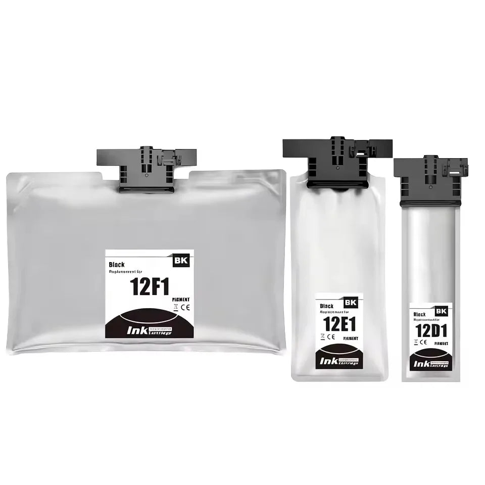 Tatrix T12D1 T12E1 T12F1 Premium Black Compatible Pigment for Epson Pro WorkForce Pro WF-M5399/WF- M5899 Printer MegaBDM