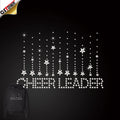 2024 New Arrivals Rhinestone Heat Transfer Cheer Rhinestone Motif Hot Fix Design