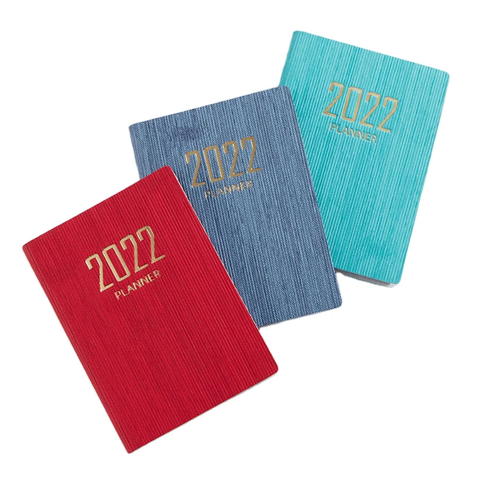 LABON 2025 A7 Mini Notebook 365 Days Portable Pocket Notepad Daily Weekly Agenda Planner Notebooks Stationery Office School
