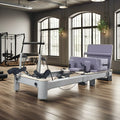 Factory Direct Supply Aluminum Alloy purple Space-saving Cost-effective Customized Pliable Pilates Reformers for Yoga Exercise