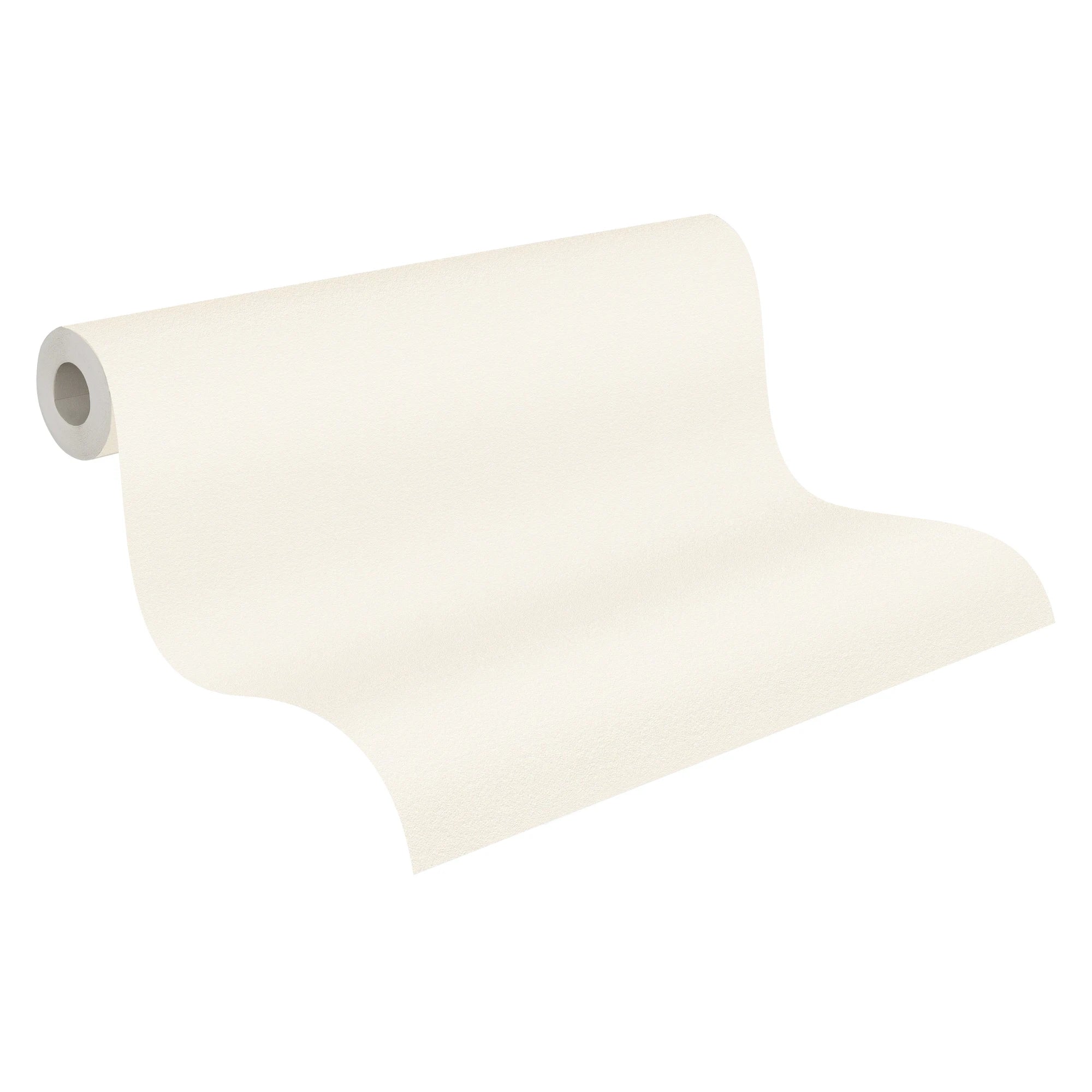Made in Germany - Plain Wallpaper Rolls Solid White - Non Woven - Modern Unicolour Wallpaper Home Decoration - 1005 X 053 m