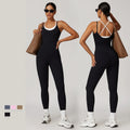 Customize Activewear Yoga Outfit Gym Clothes Compression One Piece Bodysuit Quick Dry Sport Rompers Workout Jumpsuit for Women
