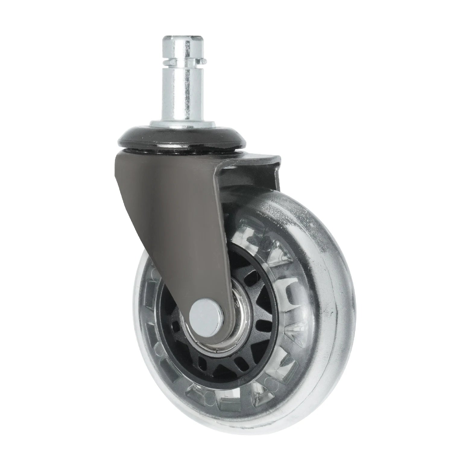 Universal Fit 2.5inch PVC Caster Wheels Office Chair Furniture for Various Hospitals Schools Bathrooms Warehouses Gyms Dining