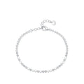 SL1646 925 Sterling Silver Simple Exquisite Female Chain Bracelet for Women Wedding Engagement Fine Jewelry Anniversary Gifts