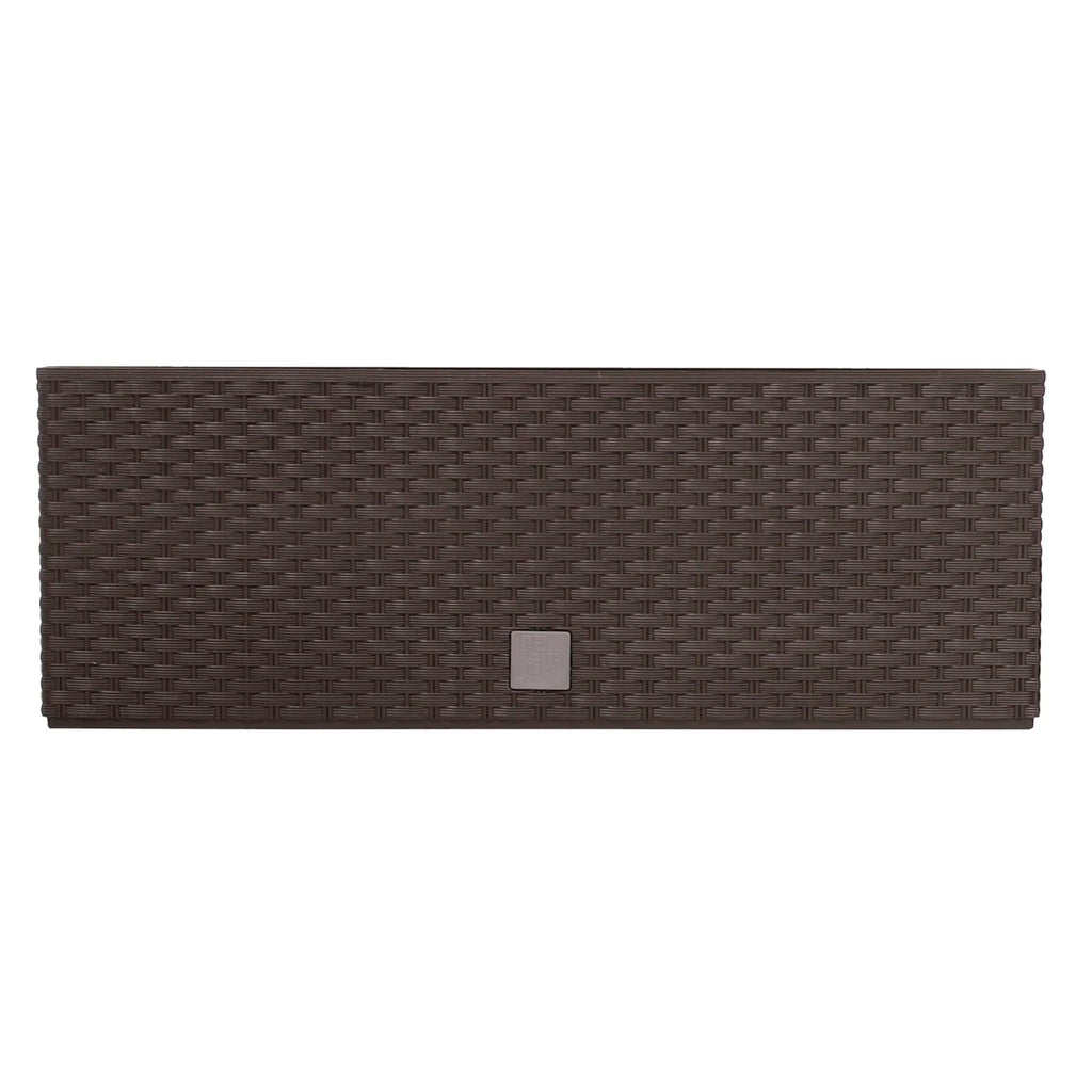 RATO CASE balcony planter dimensions (mm) 580x180x195 dark ochre color