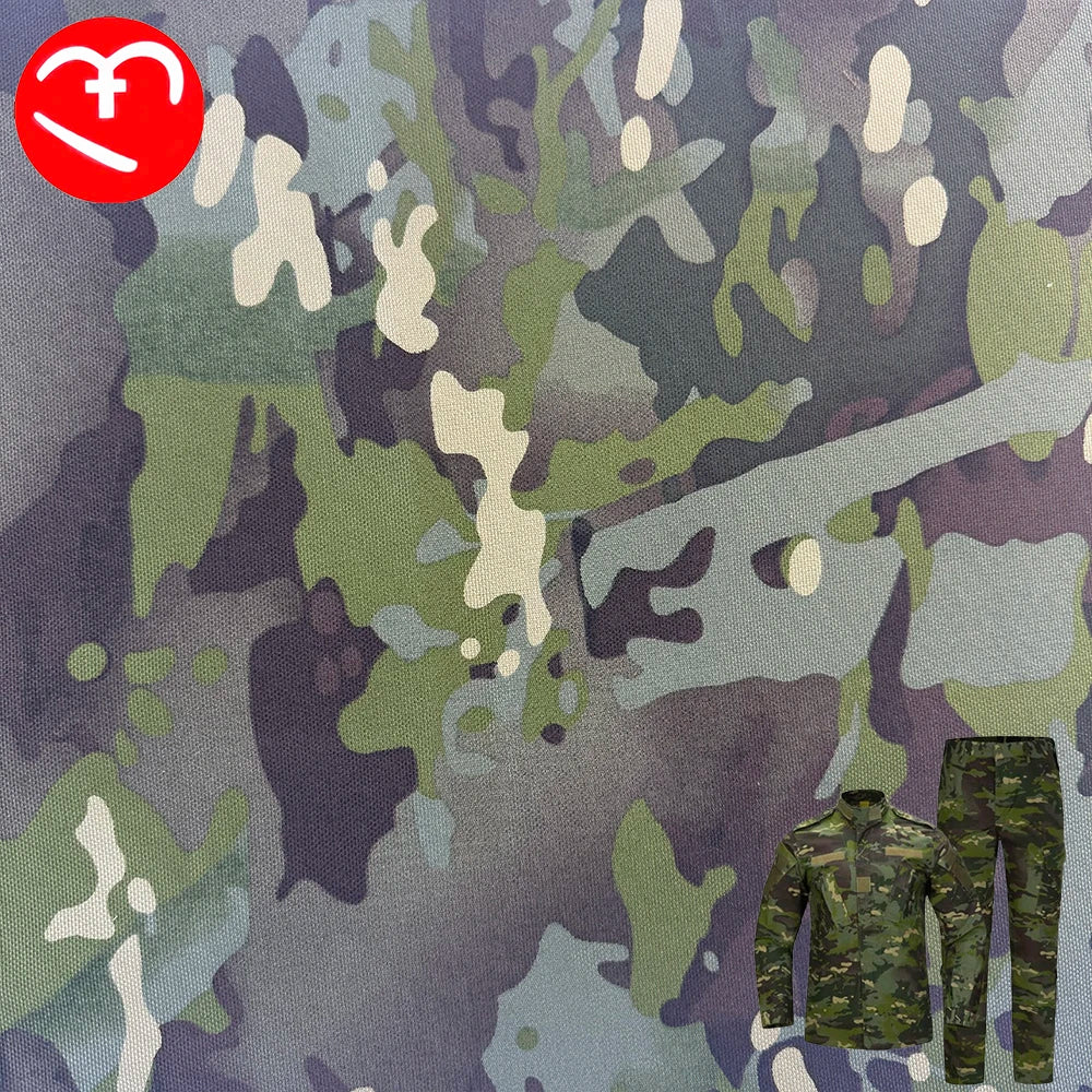 Factory 100% Polyester 300D 600D 900D 1000D American Jungle CP Camouflage Oxford Fabric PU Coated Waterproof Printed Fabric