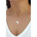 Azuris 925 Sterling Silver Bee Bird Necklace Turkey Origin