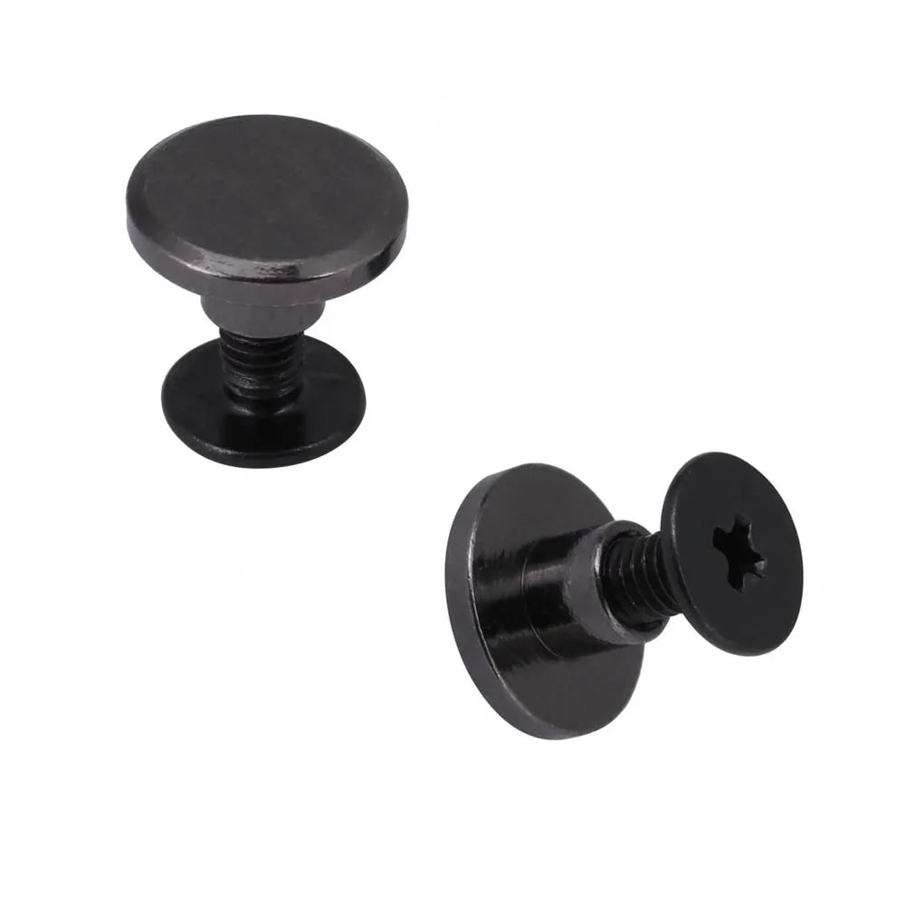 OEM 5/8Mm Solid Black Dome Rivets-Easy to Install for DIY Leather Projects & Industrial Use