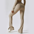 Bootcut Yoga Pants - High Waist Butt Shaping Flared Leggings for Women | Workout Running Wide Leg Fitness Trousers