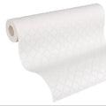 Made in Germany - Coatable Wallpaper rolls Geometric Paintable White Non Woven Vinyl Wallpaper for painting - 1005 x 053 m