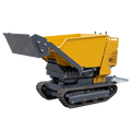 Mini Dumper Crawler Small Rubber Crawler Transport Truck It Can Tip Over Sideways with a Load Capacity of 1000 kg