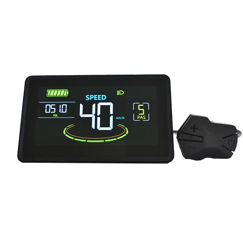 H6C Electric Cycplus Digital Stopwatch Bicycle Computer LCD Display Speedometer Odometer for Ebike Cycling Cycle Speedometer